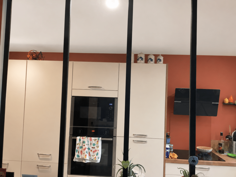 Rénovation peinture cuisine Quimper - Teinte terracotta 4